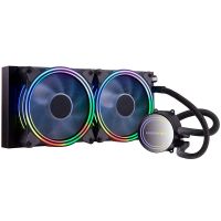 ICE Chill Series CPU Cooler with Dual 120mm Adjustable RGB PWM Fan &amp; 240mm Radiator Water Cooling Cooler System