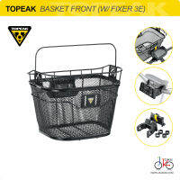 ตระกร้าหน้าจักรยานถอดได้ TOPEAK BASKET FRONT (W/ FIXER 3E)