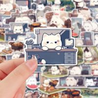 【YF】™  10/30/54pcs Kawaii Cats Stickers Decoration Decals Laptop Sticker for Kids