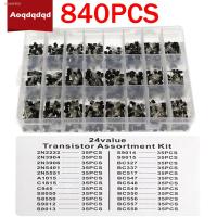 ▼❀ 840PCS 24 Values TO-92 NPN PNP Transistor Electronic Kit BC327 BC337 BC517 BC547 BC548 BC550 2N2222 Bipolar Power Transistor