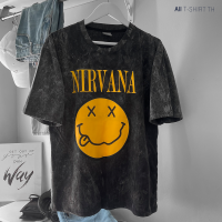 ⚡️ส่งด่วน⚡️เสื้อวินเทจ เสื้อยุค90 เสื้อฟอก ลาย Nirvana