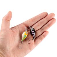 Luya Bait Lifelike Fisheye Hook Sharp Floating 1pcs Mini 2.1g Fishing Gear Luya Fake Bait Built-in Steel Ball Fishing Lures Accessories