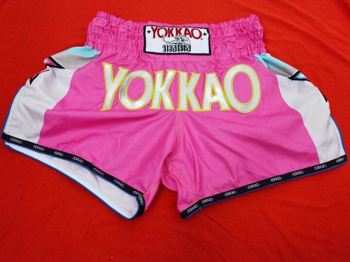 yokkao-กางเกงมวยไทยนำเข้าจากประเทศไทยแท้การต่อสู้-sanda-มวยต่อสู้กีฬากางเกงขาสั้นชายและหญิง-gratis-ongkir