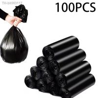 ┋❀♀ 1 Pack of 100Pcs Black Trash Can Lined Disposable Plastic Garbage Bag Sturdy Thick Garbage Bag Pet Dog Waste Poop Bag