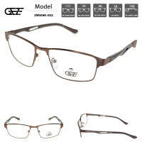 ?กรอบแว่นตา GEZE METAL รุ่น ZM9098-002 เต็มกรอบสีน้ำตาล Vintage โลหะ น้ำหนักเบา ใส่สบาย (บริการตัดเลนส์สายตาราคาถูก)