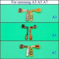 Yuxi อะไหล่ทดแทนสำหรับ Samsung Galaxy A3 A5 A500 Sm-a500fu A500f A300 A300f A7000กุญแจปุ่มด้านข้างพลังงานสายเคเบิลงอได้