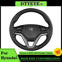 【YF】 Car Steering Wheel Cover For Hyundai Tucson 3 2015-2019 Funda Volante Accessory Original Braid