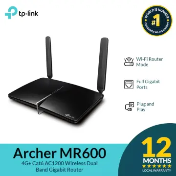 Archer MR600, 4G+ Cat6 AC1200 Wireless Dual Band Gigabit Router