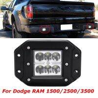 【CW】 4 39; 39; Flood 18W LED Work Light Bumper Cube Flush Mount Pods Backup Truck Offroad Rear 12V/24V