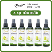 Bộ 6 chai tinh dầu bưởi xịt mọc tóc pomelo EMER Garin 100ml x6 dưỡng tóc