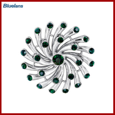 Bluelans®ปลอกคอประดับพลอยเทียมทรงเรขาคณิตสไตล์เรโทรสำหรับใช้ในเข็มกลัดช่อดอกไม้