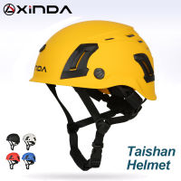 XINDA ABS Rock Climbing Helmet สำหรับพัง Canyoning หมวกนิรภัย Downhill Helmet Speleology Mountain Rescue Equipment