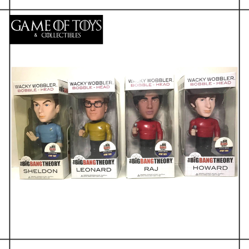 {GOT} Funko Big Bang Theory Wacky Wobbler SET Sheldon Raj Leonard ...