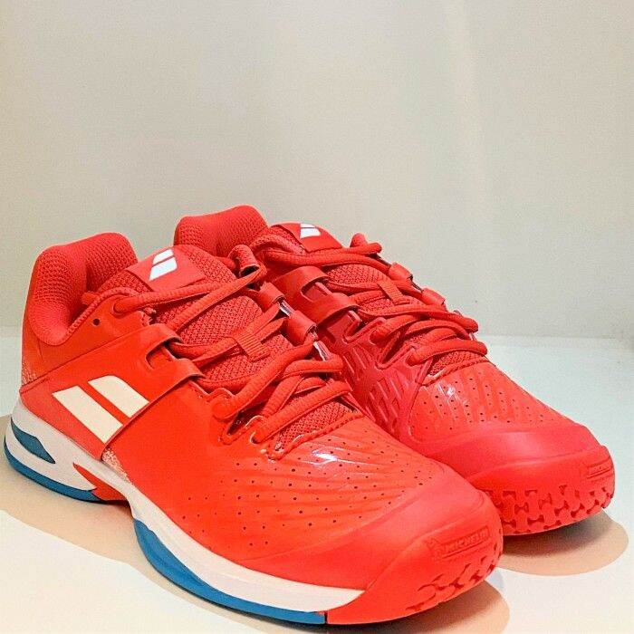 Sepatu Tenis Anak Babolat Propulse Cherry Junior Tennis Shoes Promo