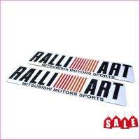 trs**ส่งเร้วส่งถูกอุปกรณ์เสริมแต่ง** 2แผ่น ขนาด 8x40 cm RALLIART สติกเกอร์สร้างติดด้านข้างซ้าย-ขวา สำหรับ MITSUBISHI ทุกรุ่น**จัดส่งเร้ว บริการประทับใจ**"