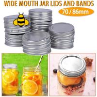 ZYJC 70/86mm ป้องกันการเกิดสนิม ป้องกันการรั่ว Mason Jar Lids ฝากระป๋อง ฝาแก้ว ขวดแก้ว