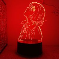 ℡ Tokyo Ghoul Juuzou 3d Led Lamp Bedroom Manga Ninght Lights Anime Figure Acrylic Portrait Avater Room Decor Childrens Gift