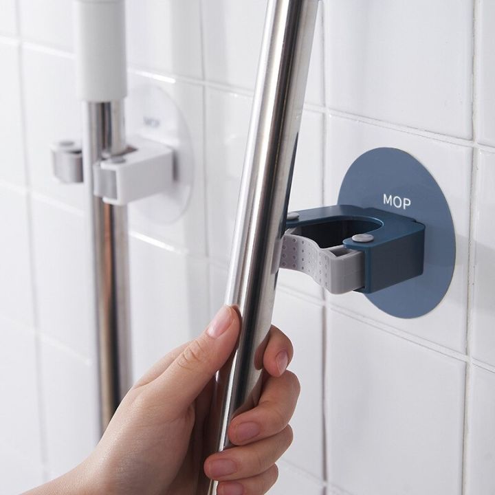 bathroom-mop-holder-rack-wall-mounted-storage-free-punch-toilet-mop-clip-brush-broom-hanger-storage-rack-seamless-mop-hook-bathroom-counter-storage