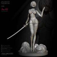 75mm 1/24Resin model kits figure beauty colorless and self-assembled TD-2815