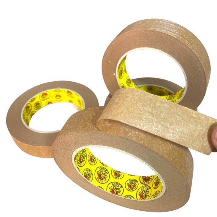 Kraft Matte WRITABLE Paper Tape Brown paper Tape gift packaging adhesive tape by ERIZEN Lazada PH