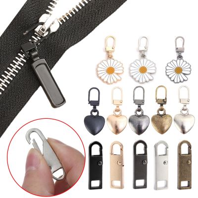 ﹊۩ Metal Zipper Puller Detachable Replacement Zipper Slider For Broken Buckle Travel Bag Suitcase Household DIY Sewing Craft