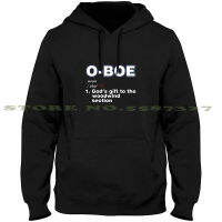 เครื่องดนตรีนักดนตรีคนรักเพลง Oboe Definition Woodwind ของขวัญ Streetwear กีฬา Hoodie Sweatshirt Oboist Oboe Player