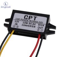 [lotsgoods]DC เป็น DC Converter Regulator 12V ถึง 5V 3A 15W รถยนต์จอแสดงผล Led พาวเวอร์ซัพพลาย