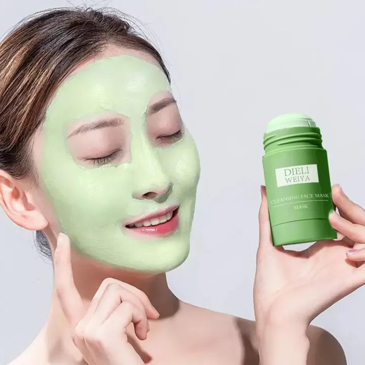 Green Tea Mask Stick Remove Blackheads Delicate Pore Mask Balance Oil 