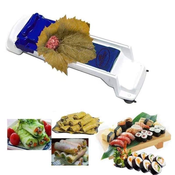 Dolmer Roller Machine, PeSandy Sushi Roller Vegetable Meat Rolling