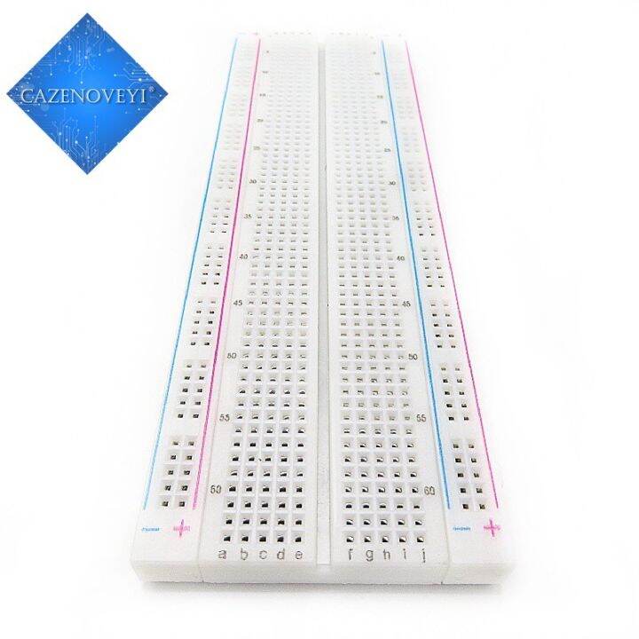 1pcslot-mb102-830-point-แผงวงจร-pcb-ไม่มีบัดกรีพร้อมชุดสายอุปกรณ์ต่อสายไฟ6เส้นชุดสำหรับผู้เริ่มต้น