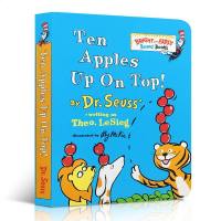 Original English ten apples up on top! Cardboard book Dr. Seuss suss classic childrens number digital enlightenment palm picture book (young and early board)