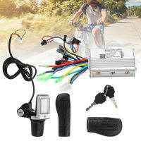 「COD+จักรยาน 」2 in 1 Electric Bicycle Electric S cooter Controller LCD Split Meter Throttle Grip Set