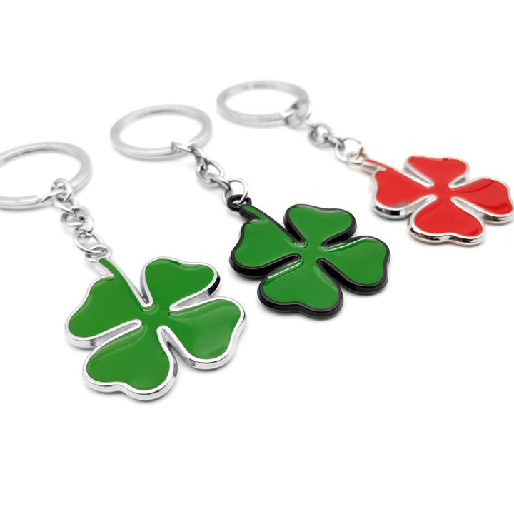 household-key-chain-simple-key-chain-alloy-key-chain-key-chain-four-leaf-clover-keychain-metal-keychain