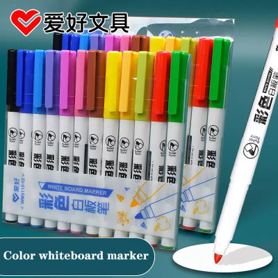AIHAO Erasable ปากกาสีไวท์บอร์ดชุดนักเรียนครูที่มีความจุขนาดใหญ่กระดานดำปากกาวาดกราฟฟิตีเครื่องเขียน