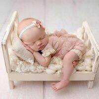 Baby Mini Bed Newborn Small Bed Cotton Rope Weaving Furniture Retro Bed Posing New Product Assisted Props Photography Props Sets  Packs