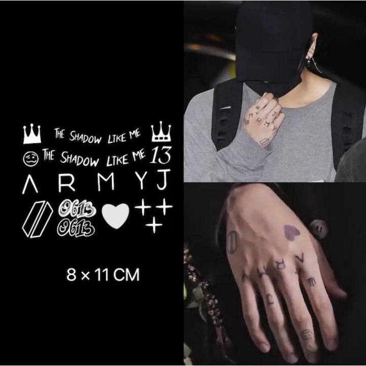 The compass tattoo sticker on Jimins  BTS  Prince Jimin  Facebook