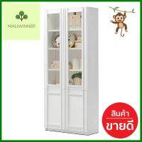 ตู้โชว์ KONCEPT LYBRARY 79 ซม. สีขาวDISPLAY CABINET KONCEPT LYBRARY 79CM WHITE **ลดราคาจัดหนัก **