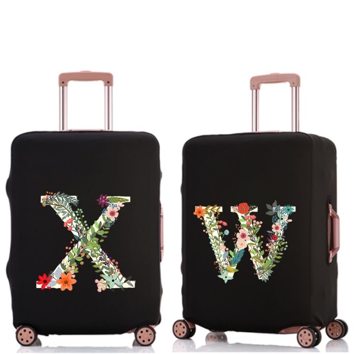 Pink Letter Y Luggage Protective Cover, Dustproof & Scratch Resistant,  Suitable For 18 Inch-32 Inch Suitcase