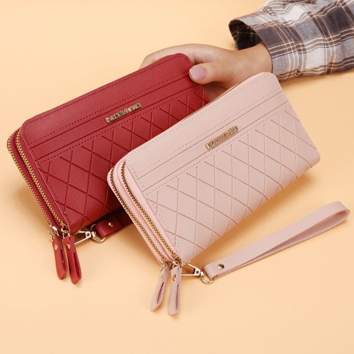 2023-fashion-zipper-long-wallet-for-women-simple-female-purses-coin-purse-card-holder-fashion-retro-large-capacity-purse