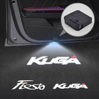 For Kuga Fiesta Emblem Car Door Light Welcome Lamp Wireless Laser Projector Auto Decoration HD LED