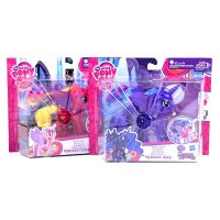 Hasbro โพนี่น้อยของฉันสำรวจ Equestria เจ้าหญิงลูน่า Cadance อะนิเมะของแท้โมเดลตุ๊กตาน่ารัก Kado Ulang Tahun ของเล่นเด็กน่ารัก