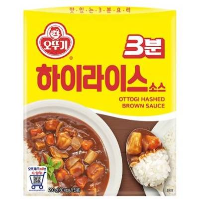อาหารเกาหลี ottogi hashed brown sauce 오뚜기 3분 하이라이스소스200g