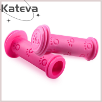 [Kateva] COD 1คู่จักรยานยางจับจักรยานบาร์ Grips Anti-SLIP รถสามล้อกันน้ำ Handlebar สำหรับเด็กขี่จักรยานบาร์