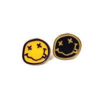 hot【DT】 X009 Cartoon Smile Face Metal Brooch Pins Jewelry Wholesale