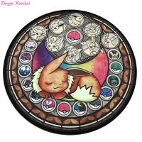 Pokemon Anti-Slip Cushion For Living Room Bedroom Home Deco Animal Floor Rug Cute Cartoon Carpet Round Soft Kids Play Mat