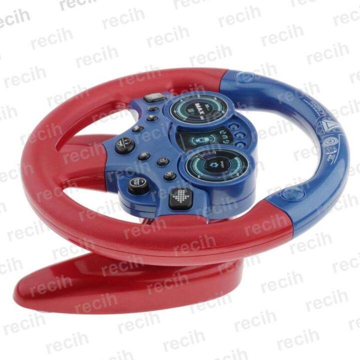 ۞ Plastic Steer Interactive Driving Wheel Portable Pretend Play Toy