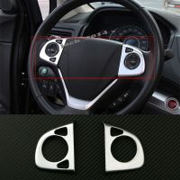 ✔﹍ Interior ABS Chrome Steering Wheel Cover Trim Bezel For Honda CR-V CRV 2012 2013 2014