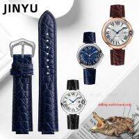 Adapt to Ballon Bleu De Cartier W69016Z4 W6900651 W69008 Leather Strap Accessories Genuine Alligator Watchband port 18mm 20mm