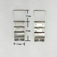 Silver Color Metal Cabinet Door Luggage Mini Hinge5 Holes DecorFurniture Decoration22x45mm20Pcs