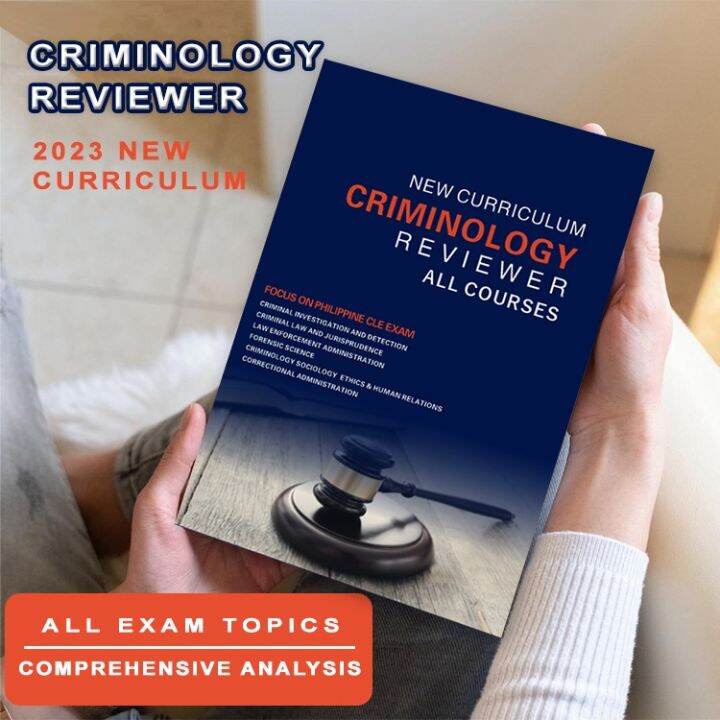 Hot sales 2023 new curriculum criminology complete board exam reviewer ...